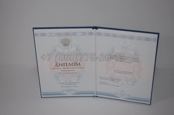 Диплом Техникума 2022г ГОЗНАК в Кемерово