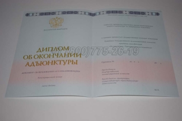 Диплом Адъюнктуры 2024г в Кемерово